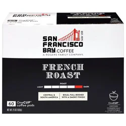 SF Bay Coffee French Roast Coffee 60 OneCup Pods