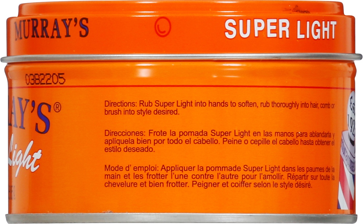 slide 6 of 9, Murray's Super Light Pomade & Hair Dressing 3 oz, 3 oz