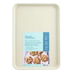 Grand Gourmet Non-Stick Ceramic Coated 11in x 17in Baking Sheet (Cream)