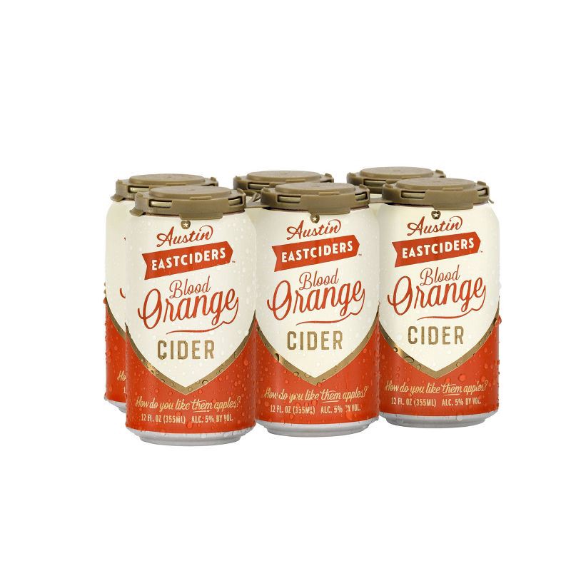 slide 1 of 3, Austin Eastciders Blood Orange Cider - 6pk/12 fl oz Cans, 6 ct; 12 fl oz