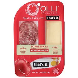 Olli Salumeria Sopressata/Asiago/Apple & Mango Snack Pack 2.3 oz