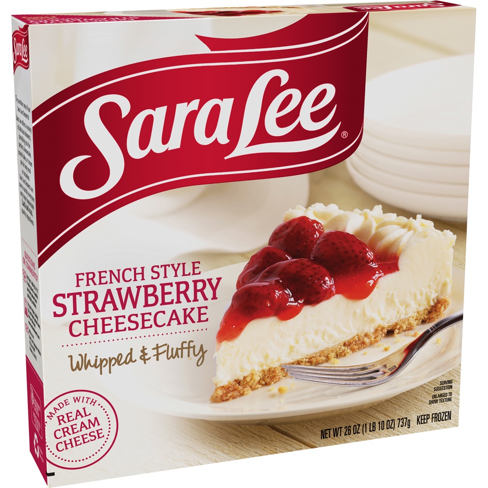 slide 2 of 7, Sara Lee French Cheesecake Strawberry, 26 oz