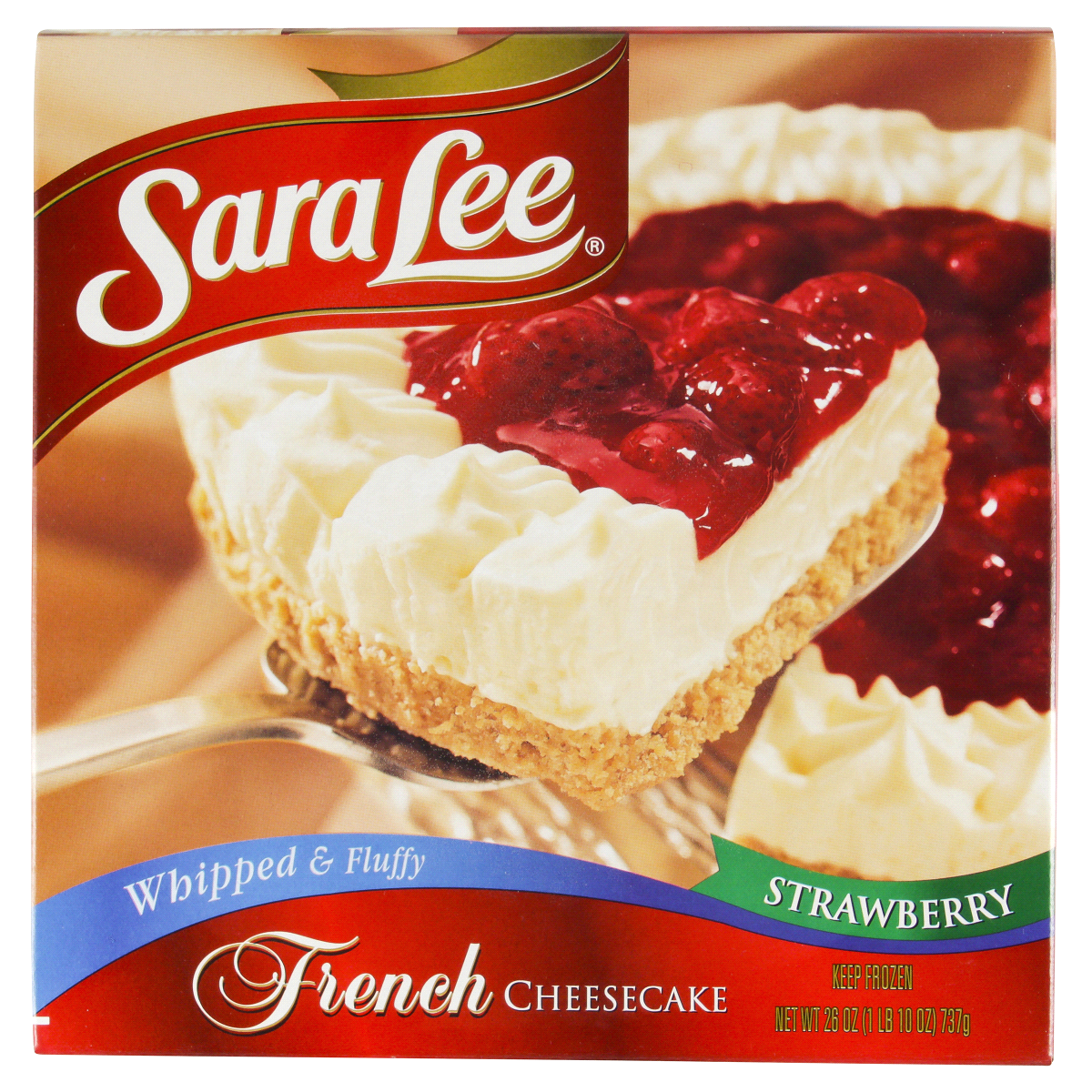 slide 1 of 7, Sara Lee French Cheesecake Strawberry, 26 oz