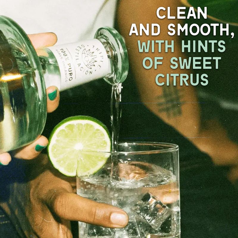 slide 4 of 7, Tres Generaciones Organic Plata Tequila - 750ml Bottle, 750 ml