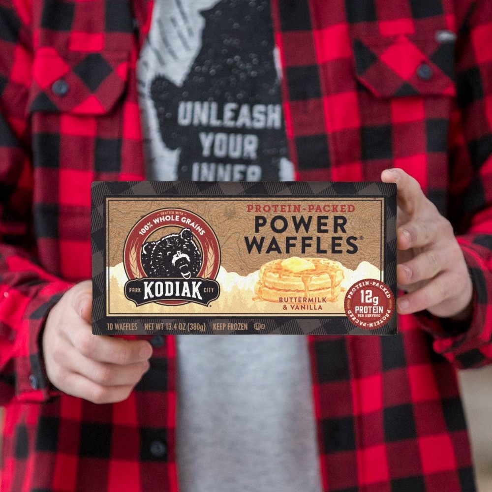 Kodiak Cakes Kodiak Frozen Power Waffles Buttermilk & Vanilla 13.4oz