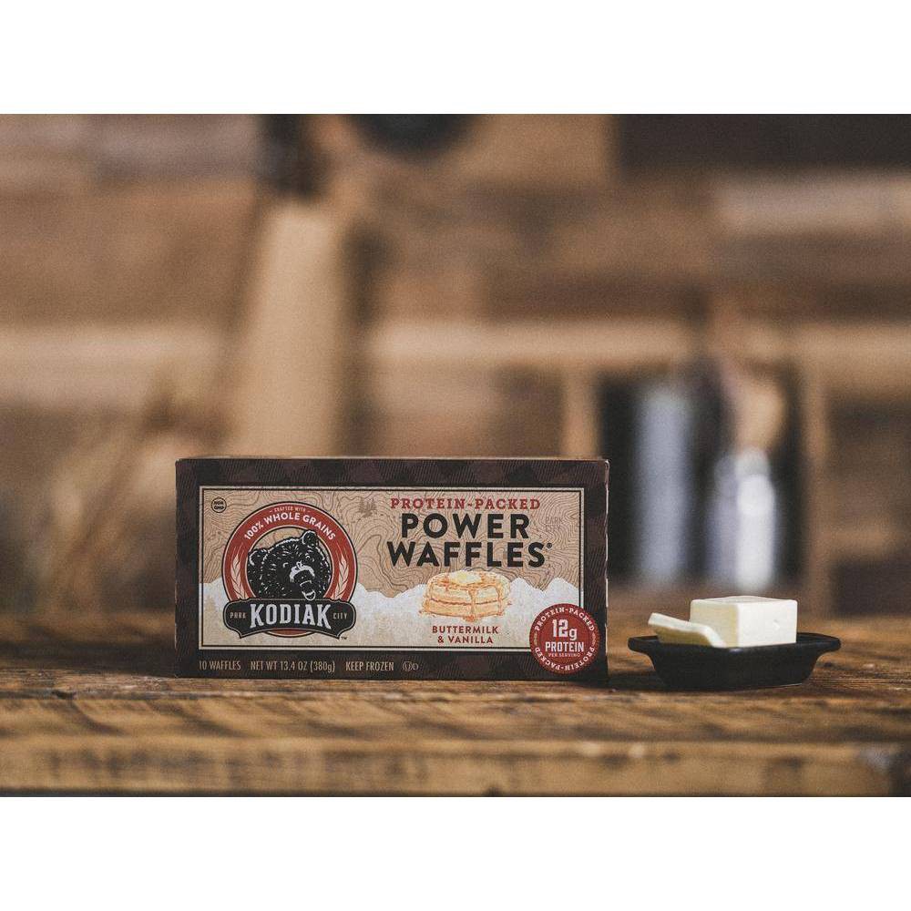 Kodiak Cakes Kodiak Frozen Power Waffles Buttermilk & Vanilla 13.4oz