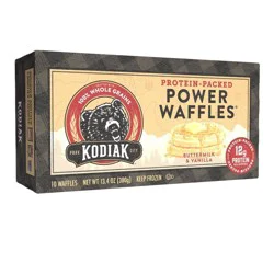 Kodiak Cakes Kodiak Frozen Power Waffles Buttermilk & Vanilla -13.4oz/10ct