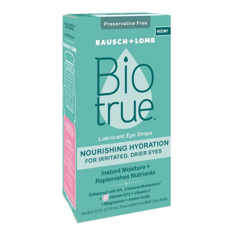 slide 6 of 6, Biotrue Hydration Nourishing Lubricant Eye Drops - 0.33 fl oz, 0.33 fl oz