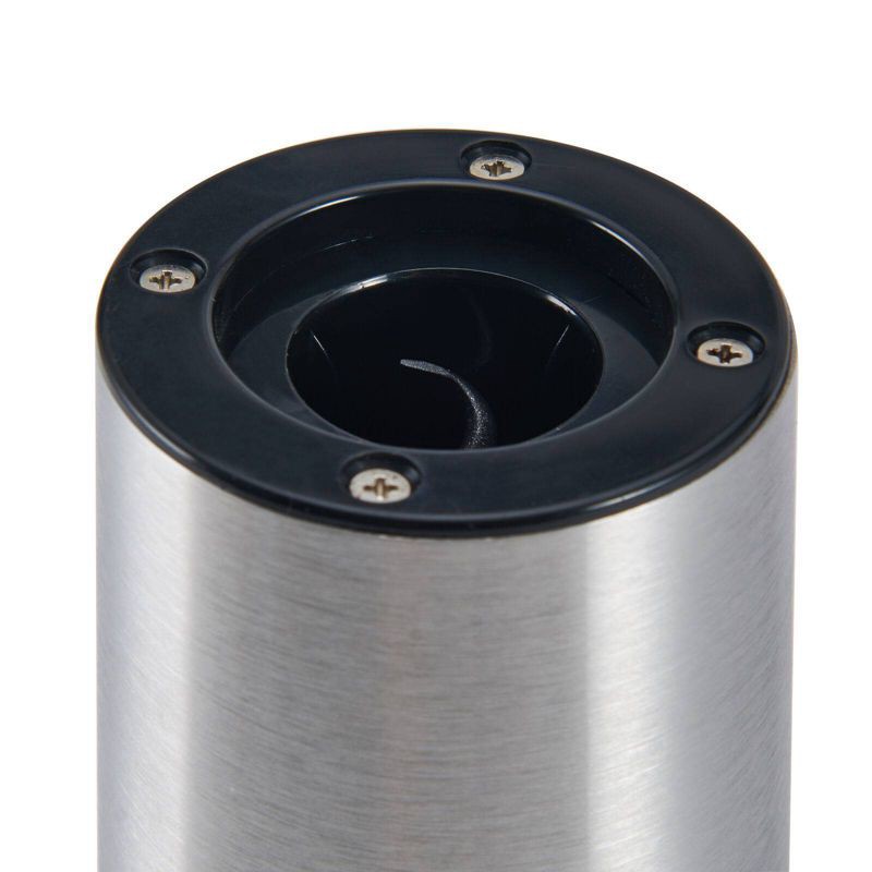 slide 5 of 5, Houdini Electric Corkscrew: Cordless Wine Bottle Opener, Stainless Steel, Battery Operated, Silver, 1 ct