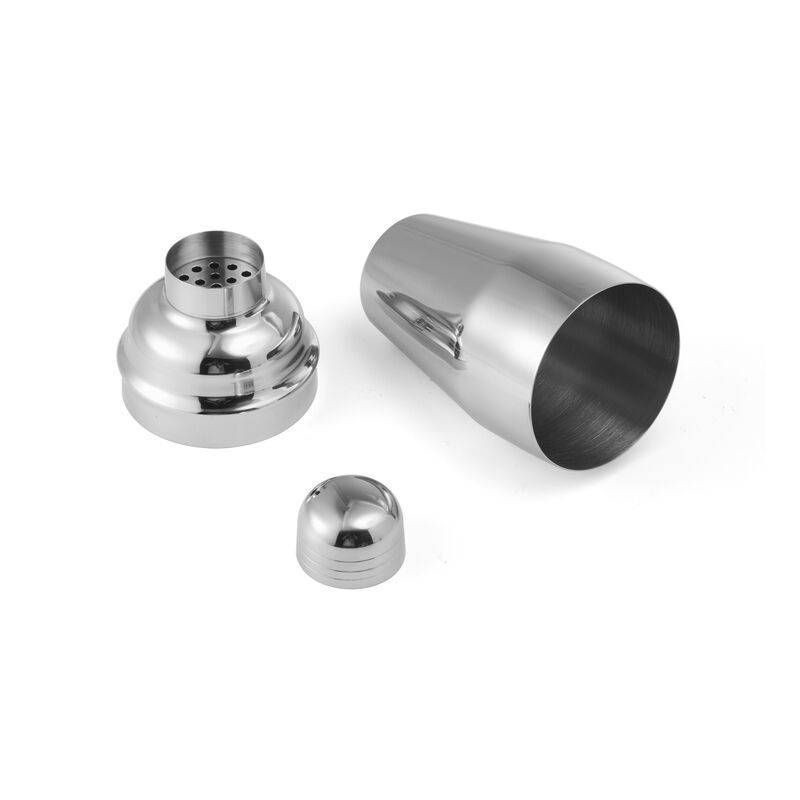 slide 7 of 10, Houdini 16oz Stainless Steel Cocktail Shaker: Silver Drink Mixer, Dishwasher-Safe, 8.15" Height, 16oz Capacity, 16 oz