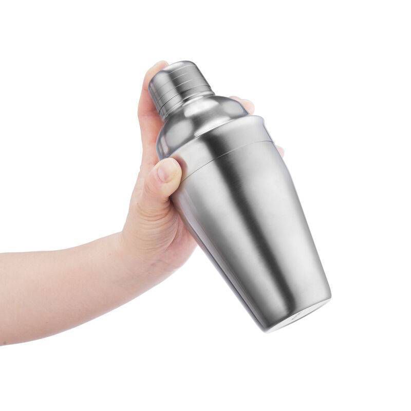slide 9 of 10, Houdini 16oz Stainless Steel Cocktail Shaker: Silver Drink Mixer, Dishwasher-Safe, 8.15" Height, 16oz Capacity, 16 oz