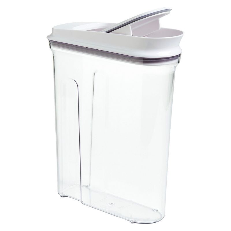 slide 2 of 11, OXO POP 4.5qt Airtight Large Cereal Dispenser: Ergonomic Grip, Easy-Pour Spout, Dishwasher-Safe Parts, 4.5 qt