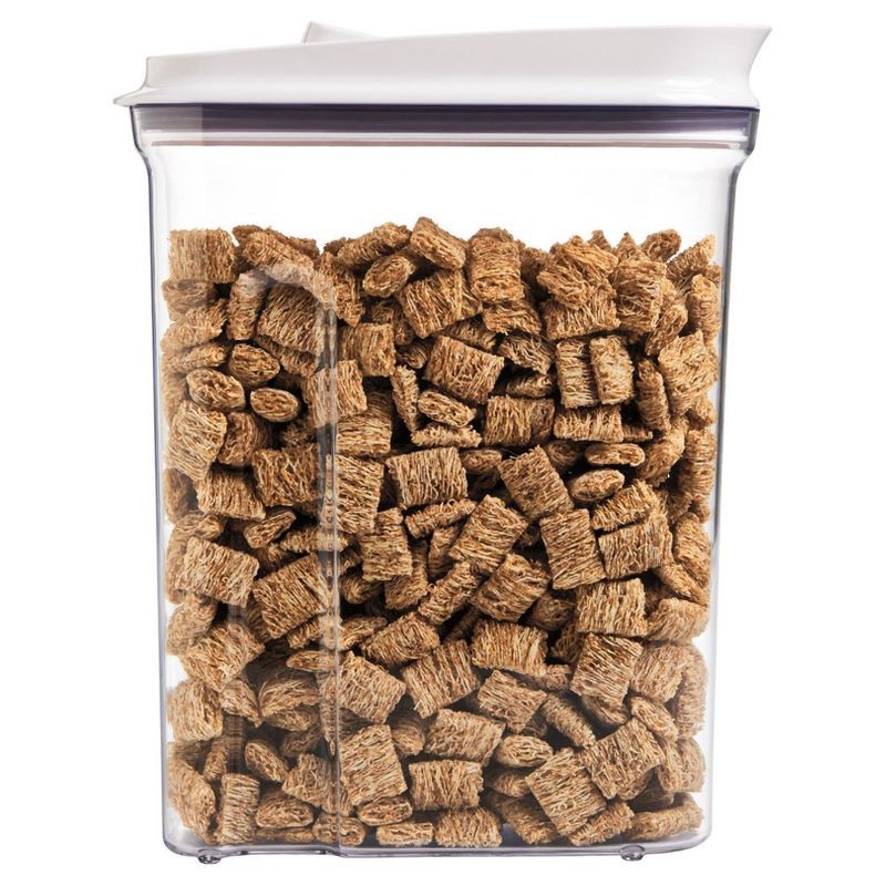 slide 5 of 11, OXO POP 4.5qt Airtight Large Cereal Dispenser: Ergonomic Grip, Easy-Pour Spout, Dishwasher-Safe Parts, 4.5 qt