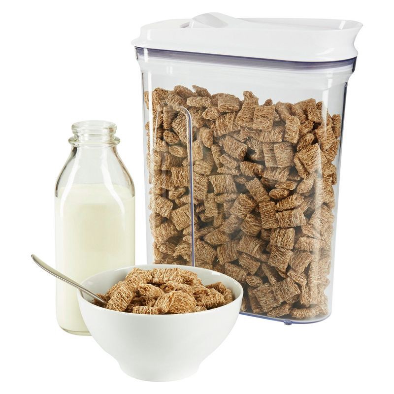 slide 7 of 11, OXO POP 4.5qt Airtight Large Cereal Dispenser: Ergonomic Grip, Easy-Pour Spout, Dishwasher-Safe Parts, 4.5 qt