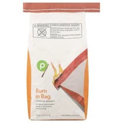 Publix Charcoal Briquets, Burn in Bag