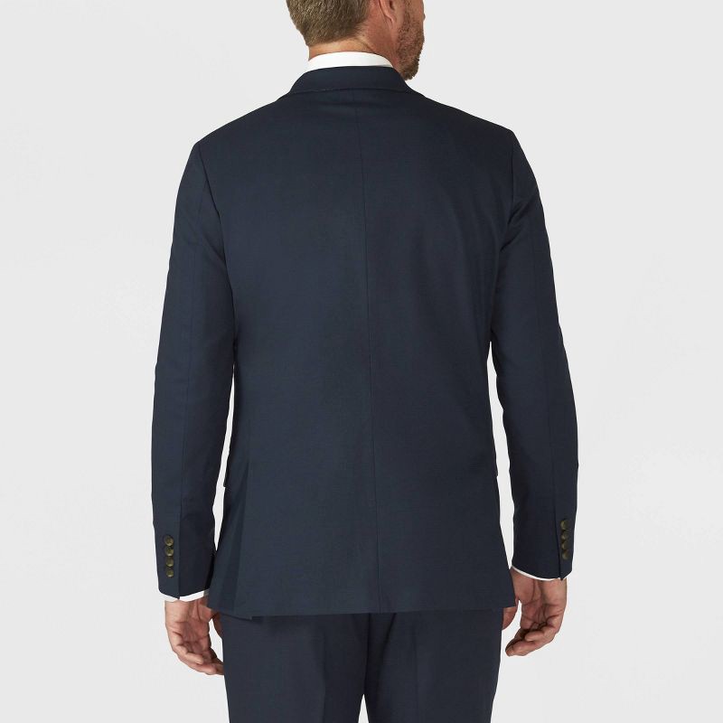 Haggar H26 Men s Big Tall Tailored Fit Premium Stretch Suit Jacket Blue 44R 1 ct Shipt