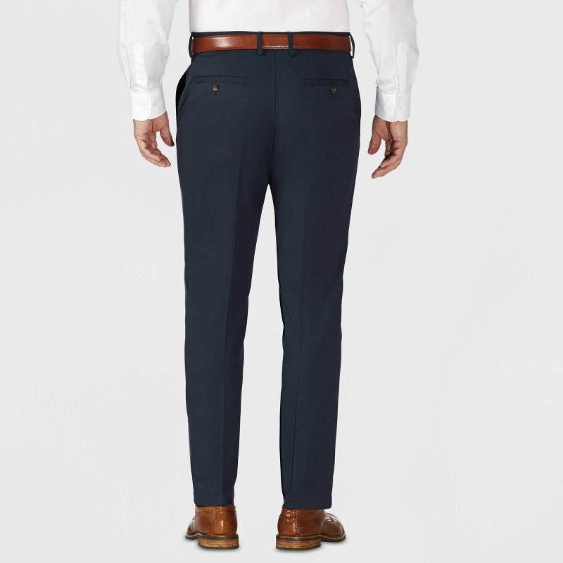 slide 2 of 5, Haggar H26 Men's Tailored Fit Stretch Suit Pants - Blue 38x32, 1 ct