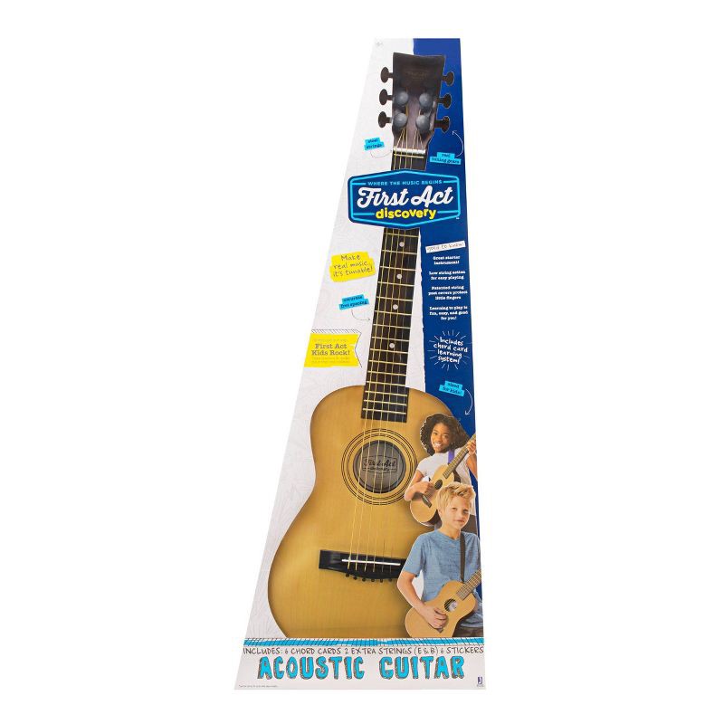 slide 2 of 4, First Act Discovery Natural Acoustic Guitar, 1 ct