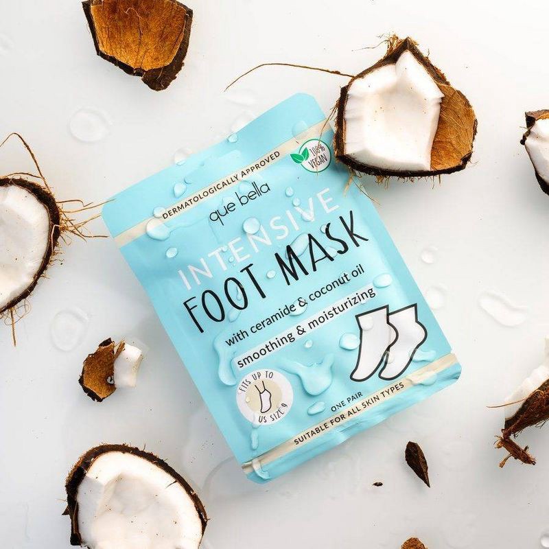 slide 5 of 5, Que Bella Intensive Foot Mask, 1 ct