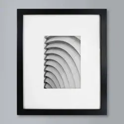 10" x 12" Matted to 5" x 7" Thin Gallery Frame Black - Threshold™