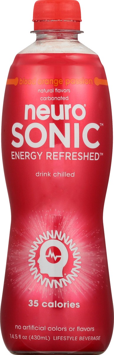 slide 1 of 9, Neuro Aqua Energy Refreshed Chilled Blood Orange Passion Drink Beverage - 14.5 oz, 14.5 oz