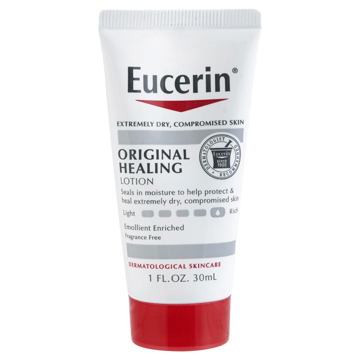 slide 1 of 5, Eucerin Original Healing Soothing Repair Lotion 1 fl. oz. Tube, 1 fl oz