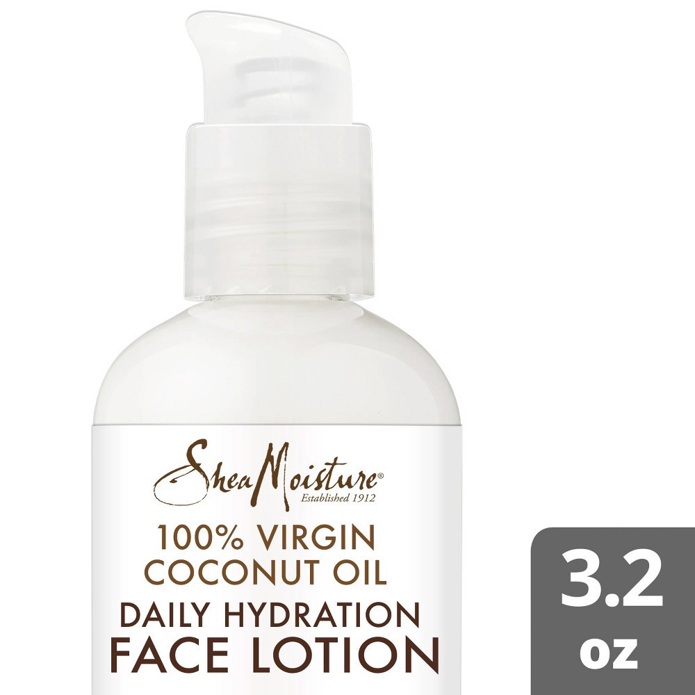 slide 4 of 5, SheaMoisture 100% Virgin Coconut Oil Daily Hydration Face Lotion - 3.2 fl oz, 3.2 fl oz