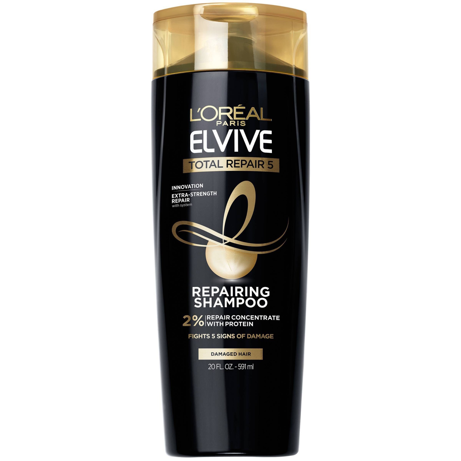 slide 1 of 8, L'Oreal Paris L'Oréal Paris Elvive Total Repair 5 Repairing Shampoo, 20 fl oz