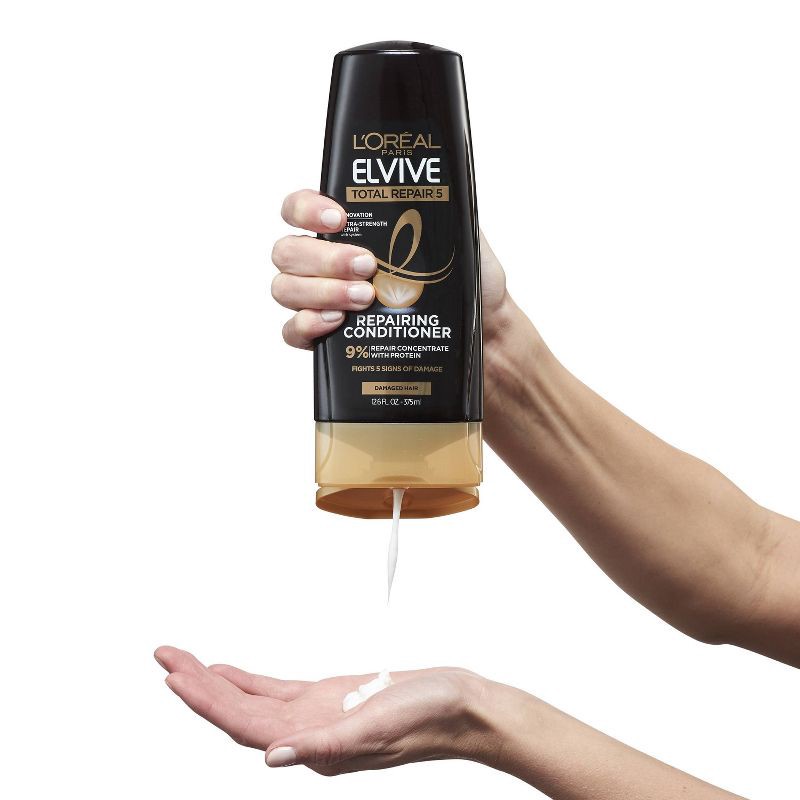 slide 3 of 8, L'Oreal Paris Elvive Total Repair 5 Repairing Shampoo - 28 fl oz, 28 fl oz