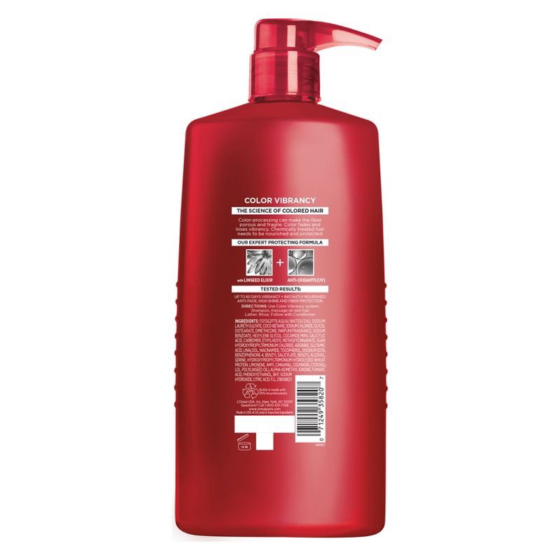 slide 2 of 6, L'Oreal Paris Elvive Color Vibrancy Protecting Shampoo - 28 fl oz, 28 fl oz