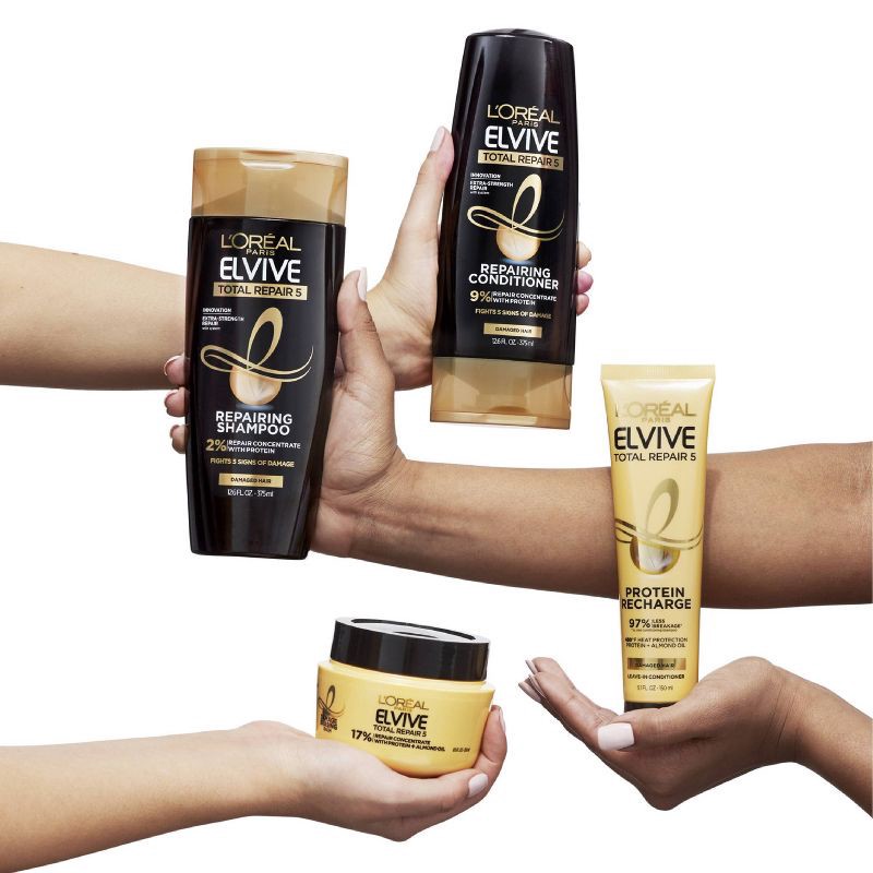 slide 8 of 11, L'Oreal Paris Elvive Total Repair 5 Repairing Conditioner - 28 fl oz, 28 fl oz