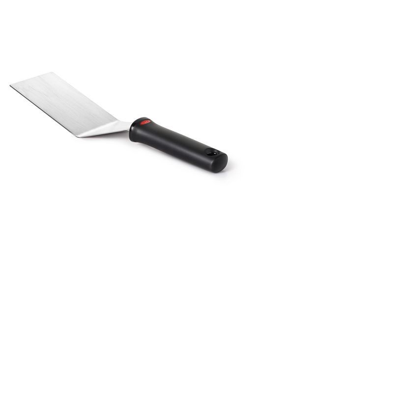 slide 2 of 4, OXO Restaurant Solid Turner Spatula: Stainless Steel Metal Spatula for Cooking, Dishwasher-Safe, 12.4" Length, 1 ct
