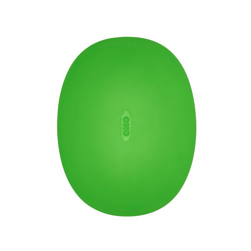 slide 2 of 5, OXO Vegetable Brush: Green Polypropylene Veggie Scrubber for Potatoes & More, 1 ct