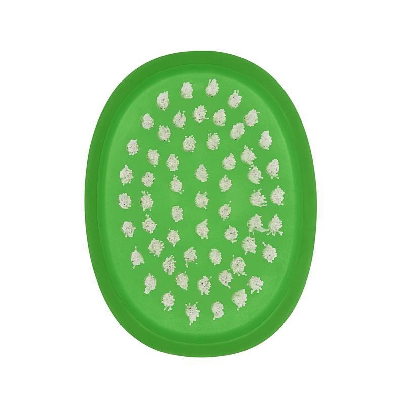 slide 3 of 5, OXO Vegetable Brush: Green Polypropylene Veggie Scrubber for Potatoes & More, 1 ct