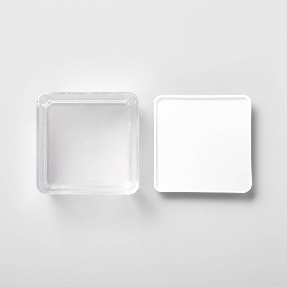 slide 3 of 4, Plastic Food Storage Container Clear - Brightroom, 1 ct