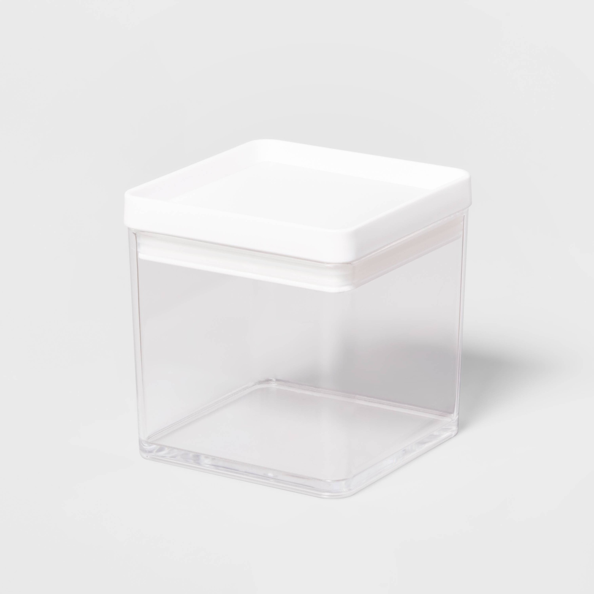 slide 1 of 4, Plastic Food Storage Container Clear - Brightroom, 1 ct