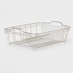 Wire Dish Rack Large Satin Nickel - Threshold
