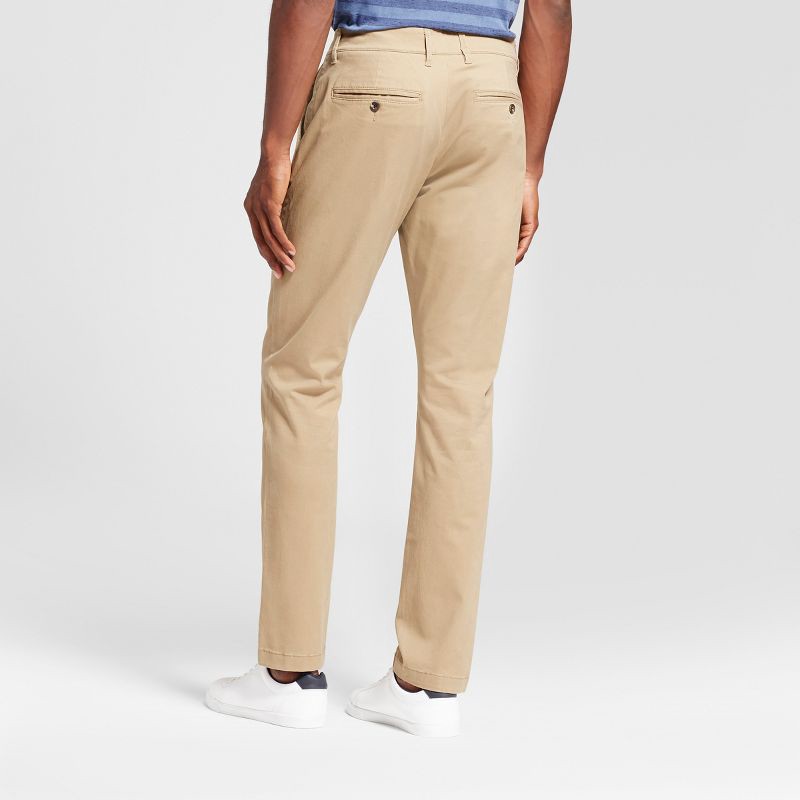 slide 2 of 3, Men's Every Wear Slim Fit Chino Pants - Goodfellow & Co™ Sculptural Tan 28x30, 1 ct