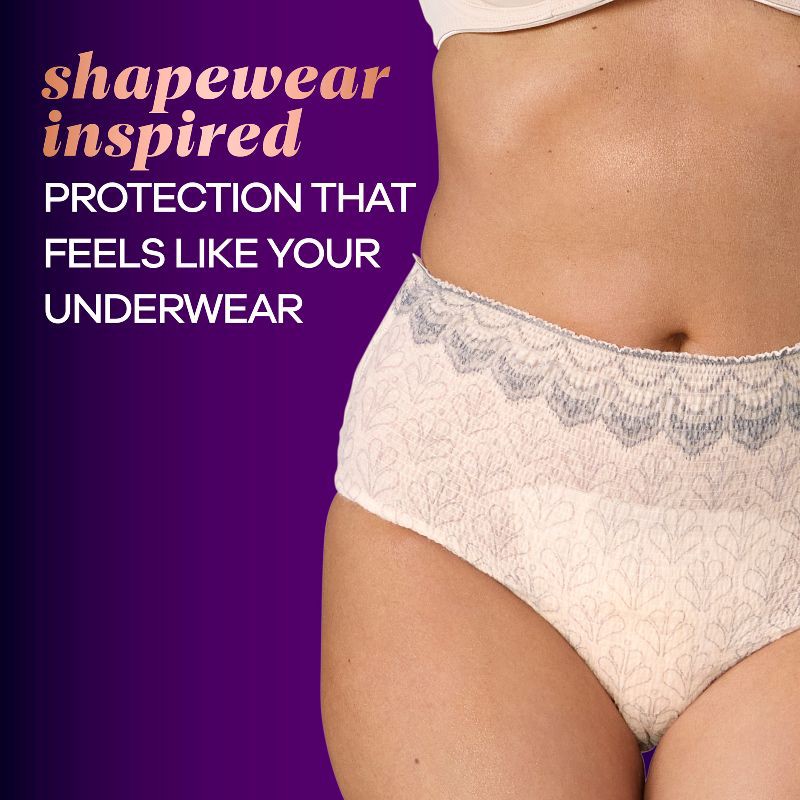 slide 3 of 9, Always Discreet Boutique Underwear Women's Incontinence - Maximum Protection - Large - 10ct, 10 ct