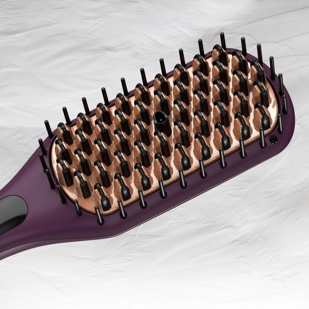 slide 7 of 8, Remington Pro 2-in-1 Heated Straightening Brush, 1 ct