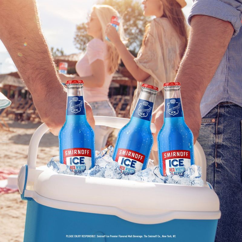 slide 6 of 14, Smirnoff Ice Red White & Berry - 6pk/11.2 fl oz Bottles, 6 ct; 11.2 fl oz