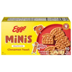 Eggo Minis Frozen Waffle Bites Cinnamon Toast