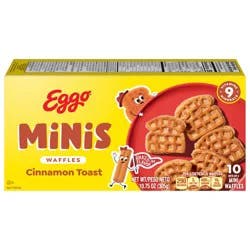 Eggo Minis Frozen Waffle Bites Cinnamon Toast