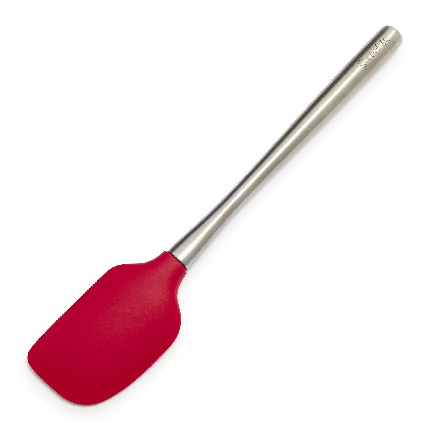 slide 1 of 1, Sur La Table Flex-Core Silicone Spatula with Stainless Steel Handle, Marble, 1 ct