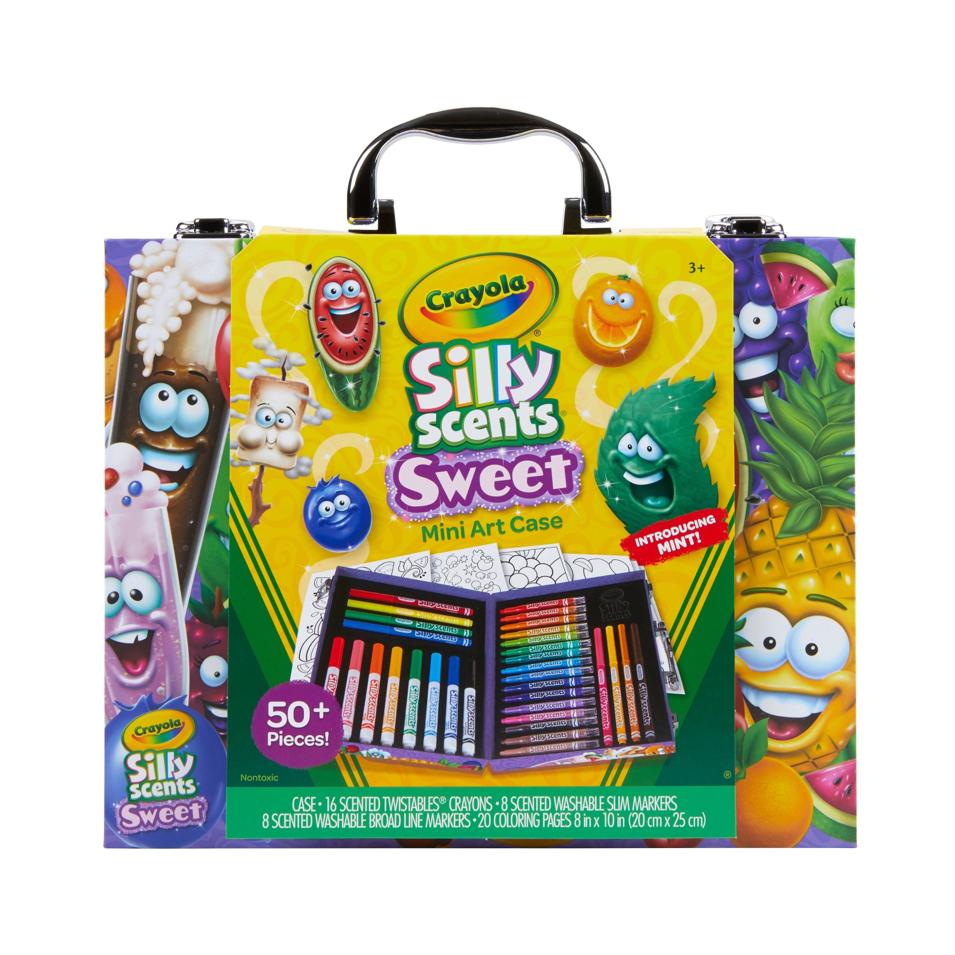 slide 1 of 5, Crayola 53pc Silly Scents Mini Art Case, 53 ct