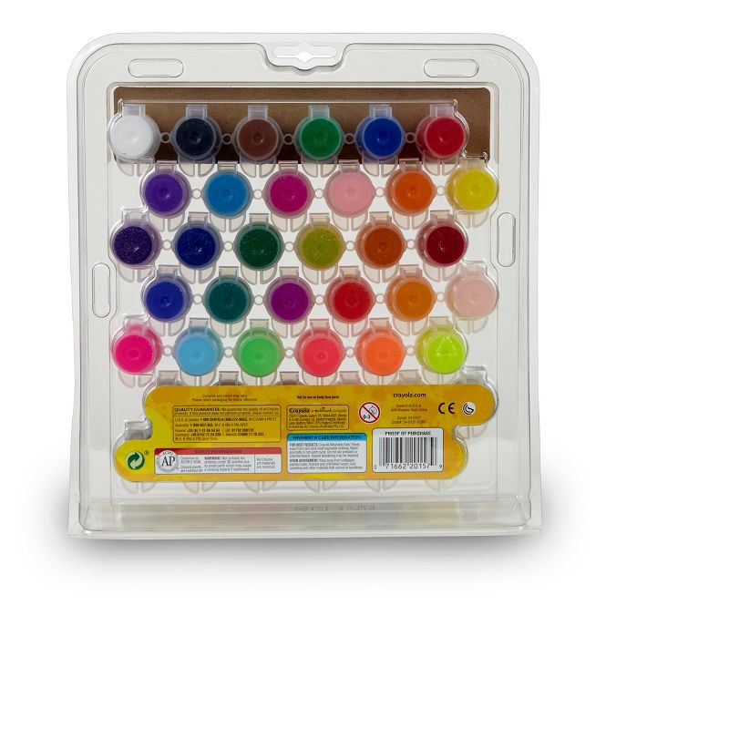 slide 5 of 6, Crayola 42ct Washable Paint Set for Kids, 42 ct