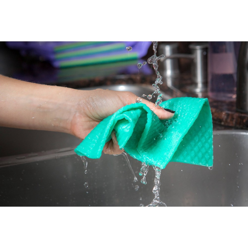 slide 4 of 5, Amala Highly Absorbent Magic Sponge Cloth - 3pk, 3 ct