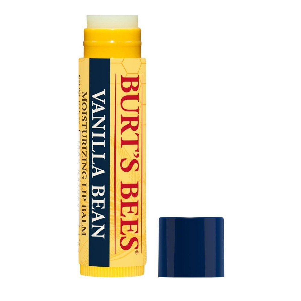 slide 3 of 6, Burt's Bees 100% Natural Moisturizing Lip Balm - Vanilla Bean - 0.30oz, 30 oz