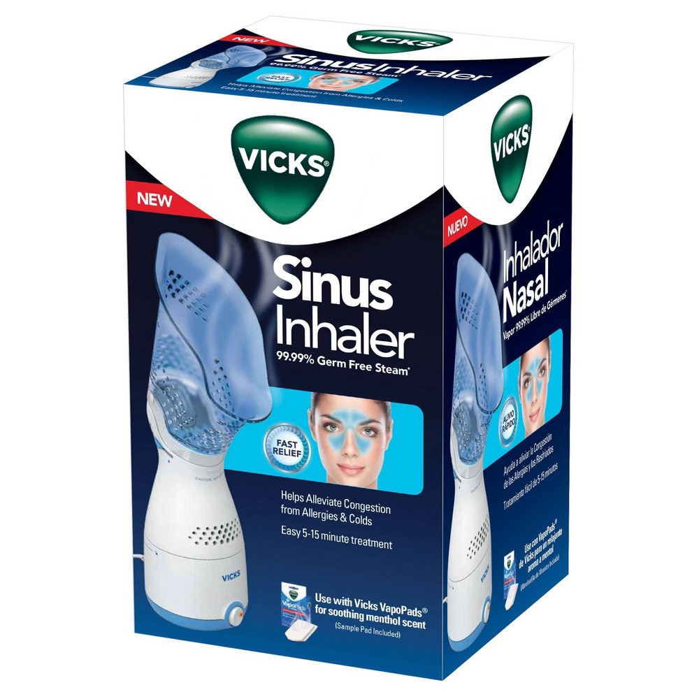 Vicks Personal Steam Inhaler with Variable Steam Control & Soft Mask