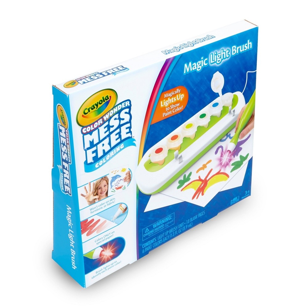 Crayola Color Wonder Magic Light Brush Mess Free Painting